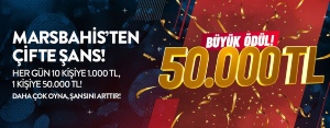 Marsbahisten Çifte Promosyon